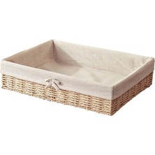 IENIN Dokuma Sepetler Dikd Ör Kutusu Tezgah Kağıt Depolama Sepeti 35CMX25CMX8 Cm (Yurt Dışından)