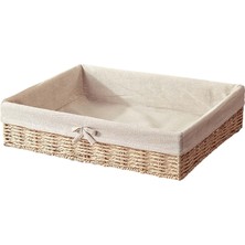 IENIN Dokuma Sepetler Dikd Ör Kutusu Tezgah Kağıt Depolama Sepeti 35CMX25CMX8 Cm (Yurt Dışından)