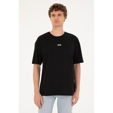 U.S. Polo Assn. Erkek Siyah Tişört 50287083-VR046