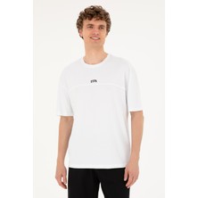 U.S. Polo Assn. Erkek Beyaz Tişört 50287083-VR013