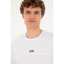 U.S. Polo Assn. Erkek Beyaz Tişört 50287083-VR013