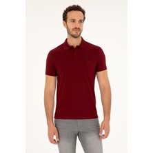 U.S. Polo Assn. Erkek Plum Tişört Basic 50262933-VR177