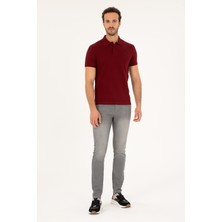 U.S. Polo Assn. Erkek Plum Tişört Basic 50262933-VR177