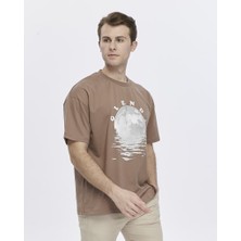 Glendi Baskılı Oversize Tişört