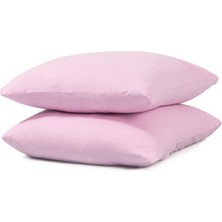 Ender Home Softloom 2'li Pamuklu Penye Yastık Kılıfı – %100 Pamuklu Fermuarlı 50x70 Cm