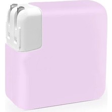 CoverZone Apple ile Uyumlu Güç Adaptörü Silikon Kılıf 85-W Mag-Safe 2 Silikon Kılıf Koruma Adaptör Kılıf