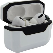 CoverZone Air Pods Pro 2.nesil ile Uyumlu Silikon Kılıf Double Color Chateau Toz ve Kirden Koruyan Kılıf