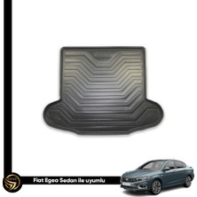 Gold Fiat Egea Sedan 2015 ve Sonrası Flom Araca Birebir Uyumlu Bagaj Havuzu