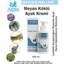 ADN Meyan Köklü Ayak Kremi - Licorice moisturizer, Venöz Ve Lenfatik Durgunluğun Önlenme, Ayak Hastalıklarının Önlenme, 150 Ml.