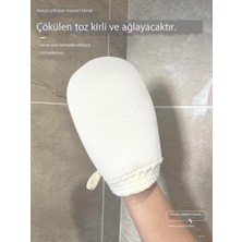 Luoxg Banyo Havlusu Cilde Zarar Vermez Ince Kum Ovma Çamur Ovma Tozu Peeling Banyo Süngeri Eldivenleri. (Yurt Dışından)