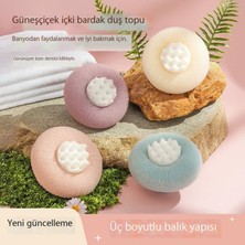 Luoxg Ayçiçeği Vantuz Banyo Topu Banyo Eserdir Masaj Banyosu Ovmak Çamur Sırt Ovmak (Yurt Dışından)