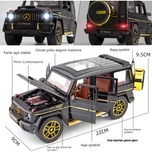 Muchen Büyük G63 Araba Modeli Büyük Simüle Edilmiş Alüminyum Alaşımlı Jeep Açılabilir Kapı Oyuncak Araba (Yurt Dışından)