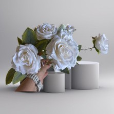 Elif Aksesuar Yapay Çiçek Pastel Gül