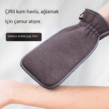 Luoxg Banyo Havlusu, Erkekler Için Güçlü Çamur Ovma Aleti (Yurt Dışından)