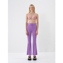 Xint Kadın Nar Çiçeği Doğal Dökümlü Slim Fit Bikini Üstü