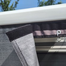 2k 150X80CM Karavan Tentesi Önü Askılı Cepli Ön Gölgelik