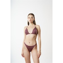 Louren NB1822  Drapeli Boş Kap Üçgen Bikini Tk