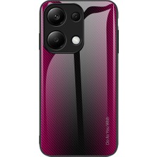 4U Sky Xiaomi Redmi Note 13 Pro 4g Darbeye Dayanıklı Kılıf Temperli Cam + Tpu Telefon Kapağı-Gül (Yurt Dışından)