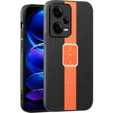 4U Sky Xiaomi Redmi Için Note 12 Pro 5g Kapak Deri+Tpu+Akrilik Izleme Deseni Koruyucu Vaka-Yay (Yurt Dışından)