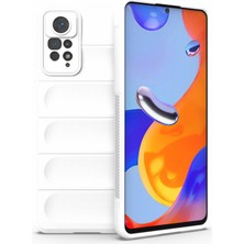 4U Sky Xiaomi Redmi Için Note 12 Pro 4g/11 Pro 4g (Mediatek)/note 11 Pro 5g (Qualcomm) Tpu Telefon Koruyucu Kılıf Önleme Önleyici Geri Koruyucu Geri Kapak-Beyaz (Yurt Dışından)