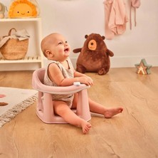 Meleni Baby Bebek Banyo Oturağı - Vakum Tabanlı Bebek Mama Oturağı Pembe