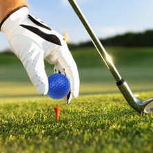 GongtuShop Sarı Tarzı 1 Takım Golf Topları Taşınabilir Spor Uygulama Eğitmenler Kullanıcılar Yetişkinler Kadınlar Için Çanta Paketlerinde Yüzen Top Açık Mavi (Yurt Dışından)