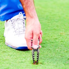 GongtuShop Beyaz Stil 1 Adet Golf Divot Onarım Aracı Taşınabilir Golf Yeşil Çatal Pitch Oluk Temizleyici Pitch Çatal Golf Spor Aksesuarları (Yurt Dışından)