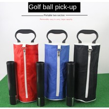 GongtuShop Kırmızı Stil Golf Topu Toplama Iki Bölümlü Plastik Top Seçici Golf Sahası Malzemeleri Büyük Kapasiteli 70 Top Tutabilir Yeni (Yurt Dışından)