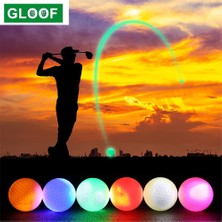 GongtuShop Çok Renkli Stil 1 Parça LED Işık Up Golf Topları Karanlıkta Parlayan Gece Golf Topları Çok Renkli Eğitim Golf Uygulama Topları Hediyeler (Yurt Dışından)