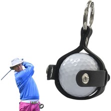 GongtuShop Siyah Stil Mini Taşınabilir Golf Topu Saklama Çantası Suni Deri Dayanıklı Golf Topu Kol Depolama Kılıfı Açık Golf Spor Aksesuarı (Yurt Dışından)