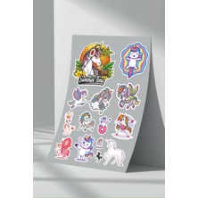Stickermarket Unicorn Sticker Seti (4)
