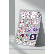 Stickermarket Unicorn Sticker Seti (3)