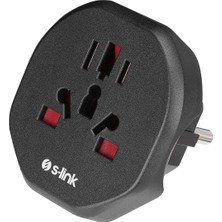 S-link SL-WL09 Universal - Türk Çevirici Çevirici Priz Adaptör