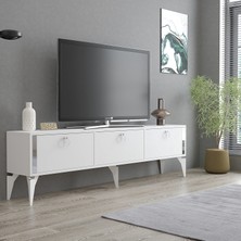 SVR Design Svr Tv Ünitesi Beyaz-Silver