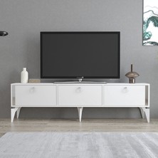 SVR Design Svr Tv Ünitesi Beyaz-Silver