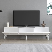 SVR Design Svr Tv Ünitesi Beyaz-Silver