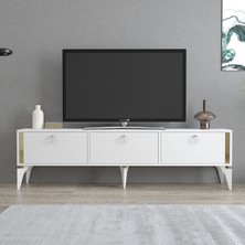 SVR Design Svr Tv Ünitesi Beyaz-Gold