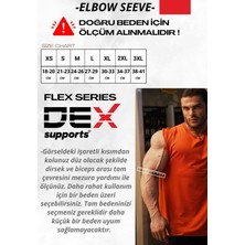 Dex Supports Lasting Energy Fitness Spor Dirseklik Elbow Sleeve+ 8 Loop Lifting Straps 2'li Set