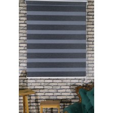 Sampersan Siyah Tam Karartmalı Blackout Zebra Perde