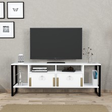 SVR Design Svr Tv Ünitesi Beyaz- Silver