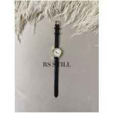 Quartz Vintage Minimal Retro Deri Kordon Kadın Kol Saati