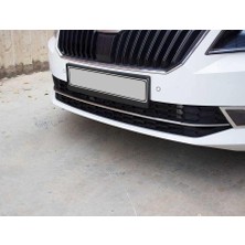 Ehiltek Skoda Superb B8 Krom Ön Tampon Çıtası 3 Parça 2015-2019 Arası