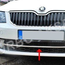 Ehiltek Skoda Octavia 3 A7 Krom Ön Tampon Çıtası 2013-2016 Arası