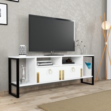 SVR Design Svr Tv Ünitesi Beyaz-Gold