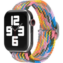 Koodmax Apple Watch Uyumlu Ultra Solo Loop Hasır Örgü Tokalı Kordon 42 44 45 49MM