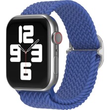 Koodmax Apple Watch Uyumlu Ultra Solo Loop Hasır Örgü Tokalı Kordon 42 44 45 49MM