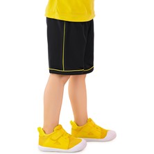 Kiko Kids Puppies Cırtlı Sarı Erkek Bebek Panduf Ayakkabı Tekstil Materyal ile Rahat Kullanım