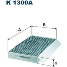 Filtron 272778970R Polen Filtresi Renault Megane Iıı 08> Scenic Iıı 08> Fluence 09> Karbonlu Filtron K1300A