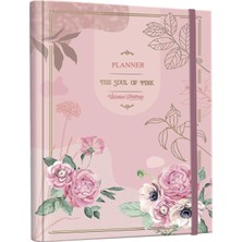 Victoria's Journals Gizli Spiralli Süresiz Planlayıcı Ajanda 17x24 Cm 100 gr. 3 adet ayraç-Haftalık bölümü 112 sayfa-To Do bölümü 30 sayfa-Noktalı Not bölümü 50 sayfa