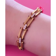 3A Jewellery Sca Shıny Relax Kırmızı Bileklik